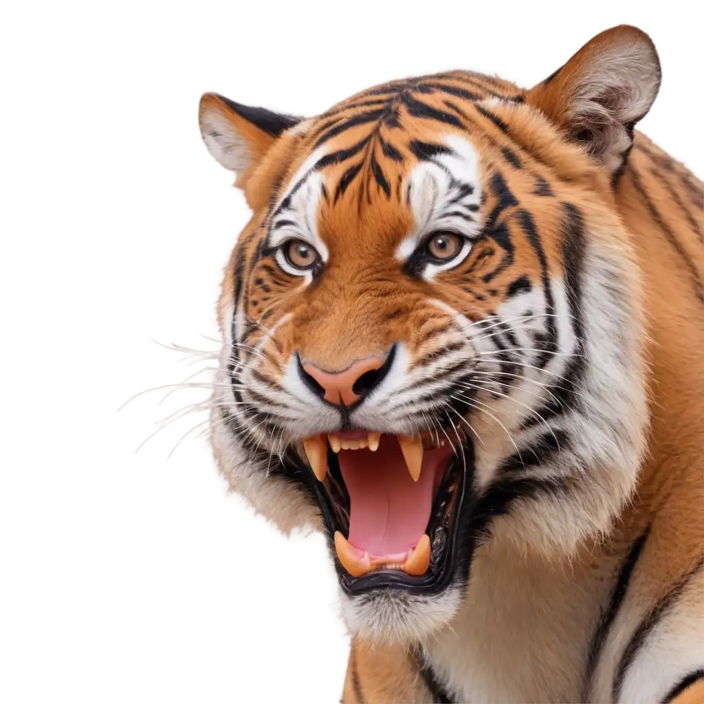 Roaring-Tiger-PNG-Image-HighQuality-CloseUp-for-Maximum-Visual-Impact