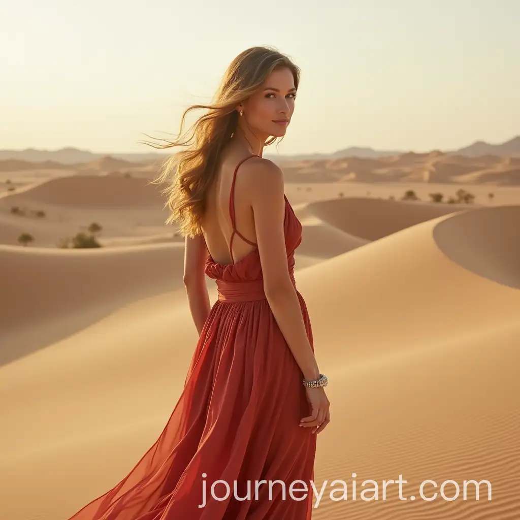 Elegant-Woman-in-a-Desert-Landscape