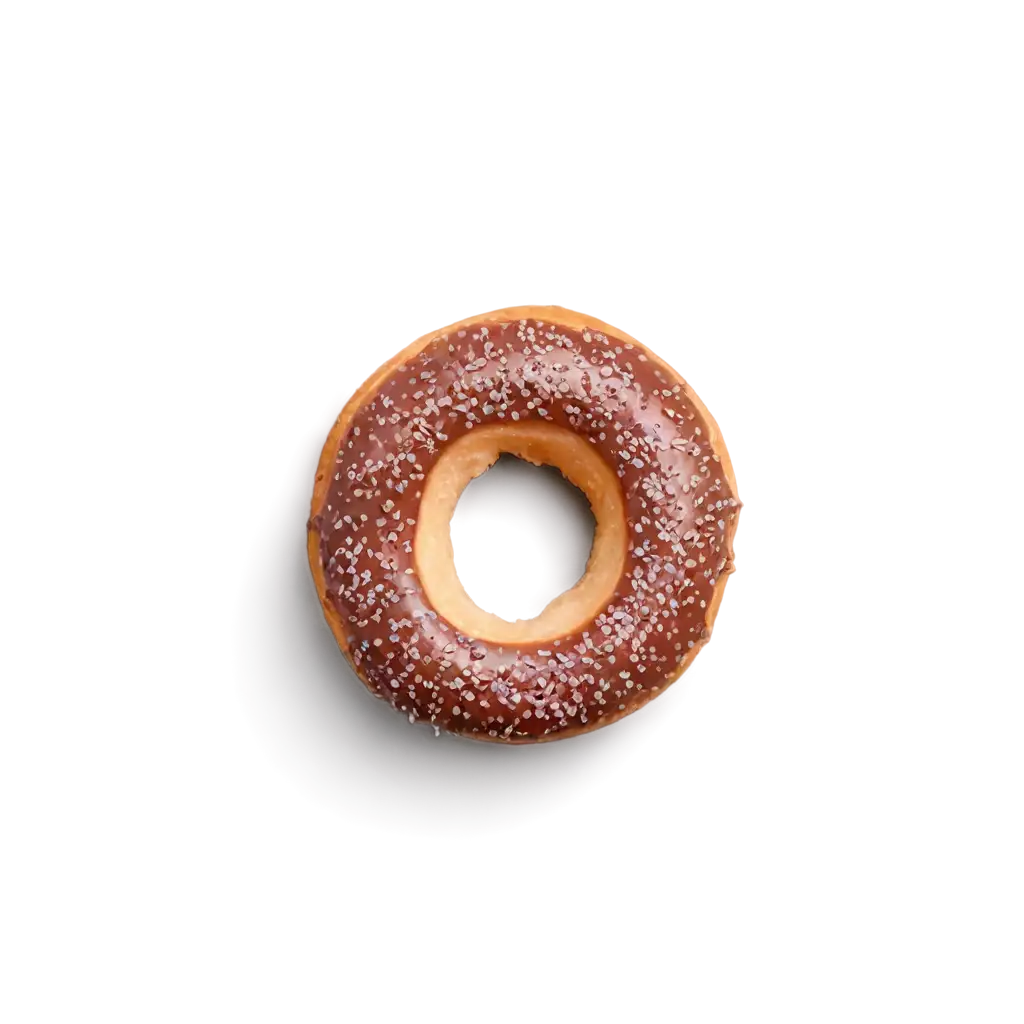 HighQuality-PNG-Image-of-a-Doughnut-with-a-Big-Hole-Viewed-from-Above