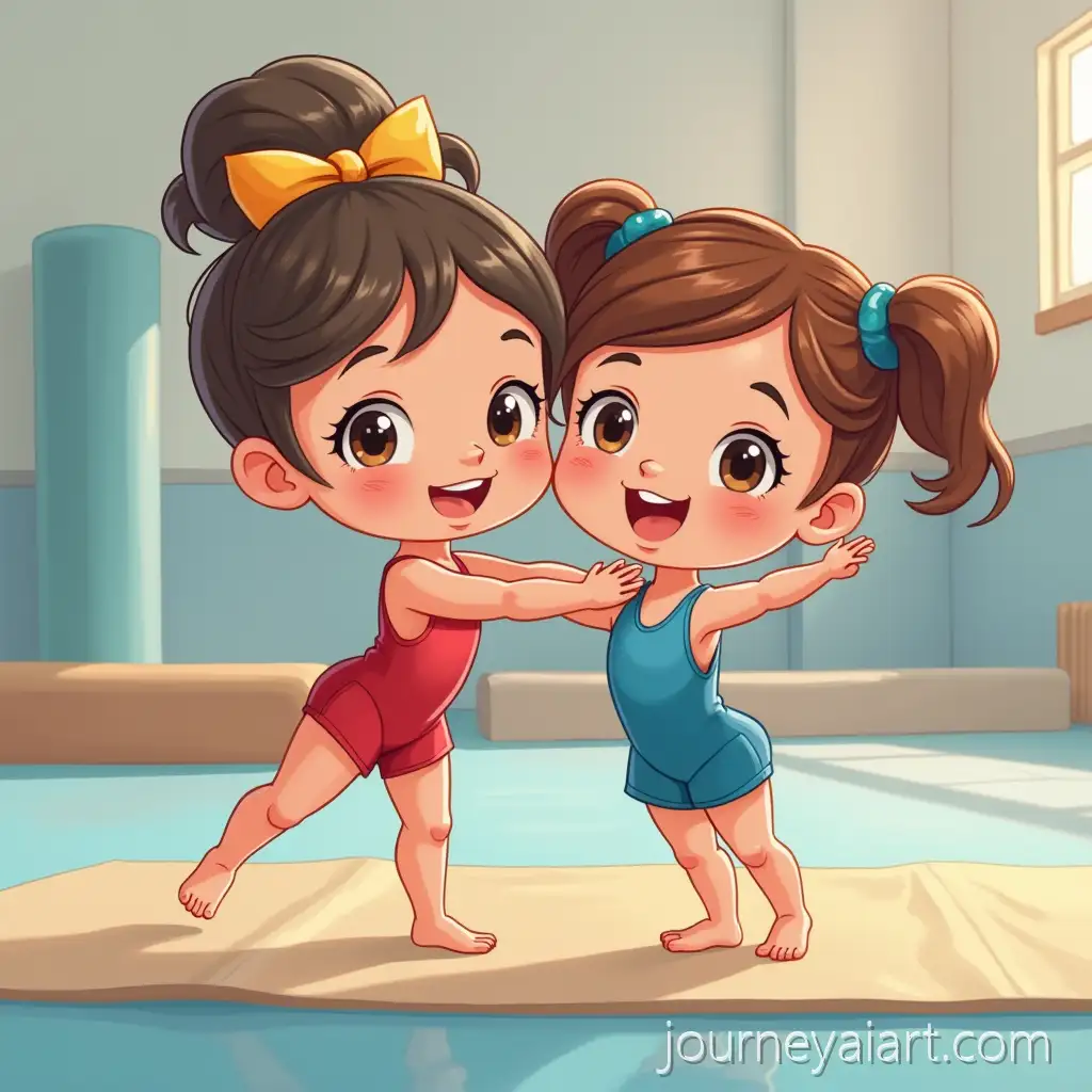 KidsAI-Image-Prompt-Expansion-Performing-Gymnastics-Stunts-in-a-Bright-Gymnasium