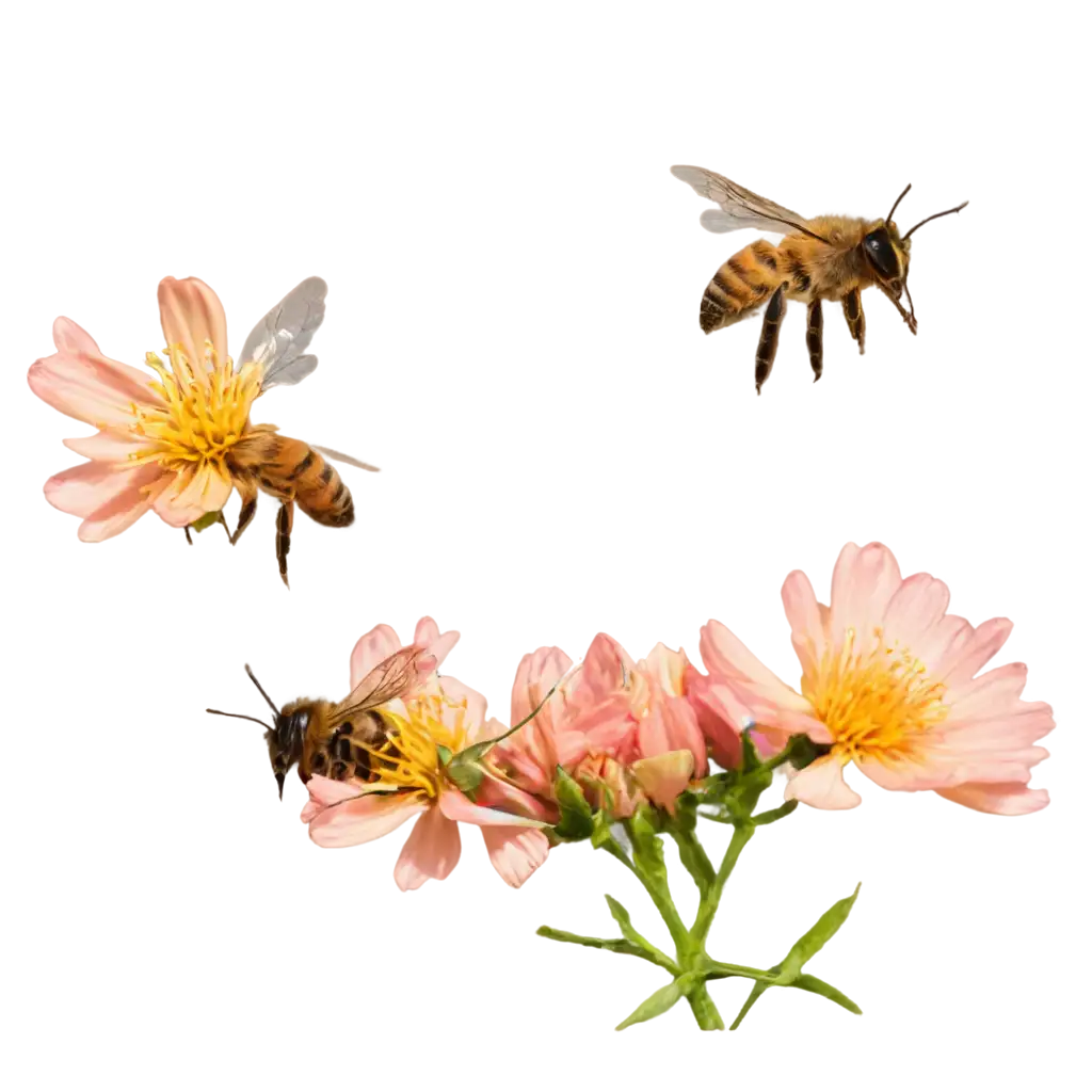 Beautiful-Honey-Bee-with-Flower-PNG-Image-for-Nature-Enthusiasts