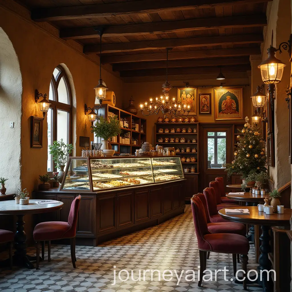 Traditional-Arabic-BakeryAI-Art-Prompt-Expansion-and-Coffee-Shop-Interior-with-Vintage-Charm