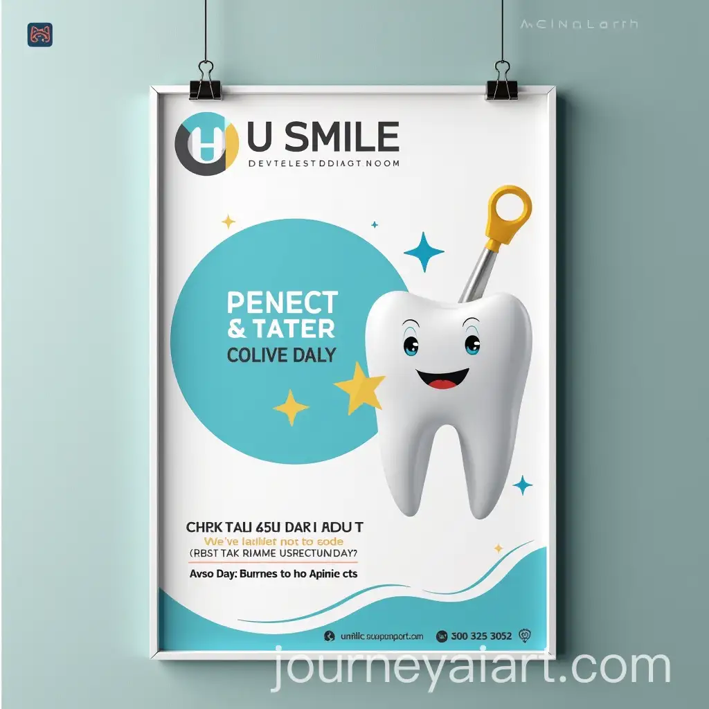 Engaging-Dental-Clinic-Marketing-Poster-for-U-Smile-Dental-Clinic