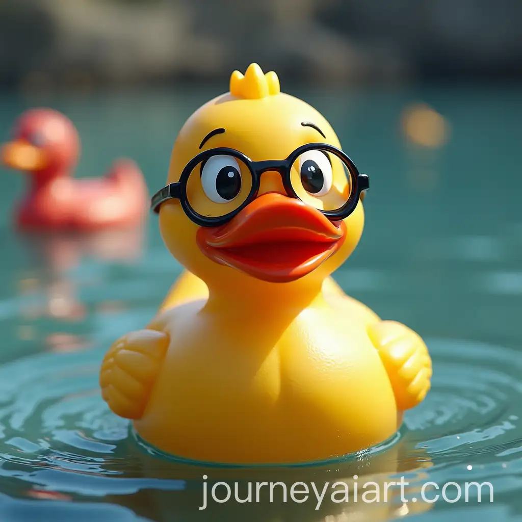 AI-Expert-Rubber-Duck-in-a-Futuristic-Setting