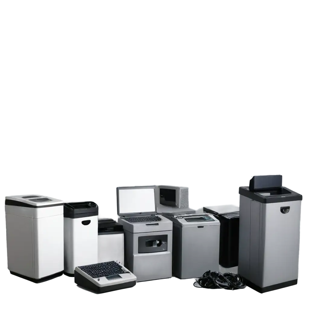 HighQuality-PNG-Image-of-Various-Electric-Devices-for-EWaste-Recycling