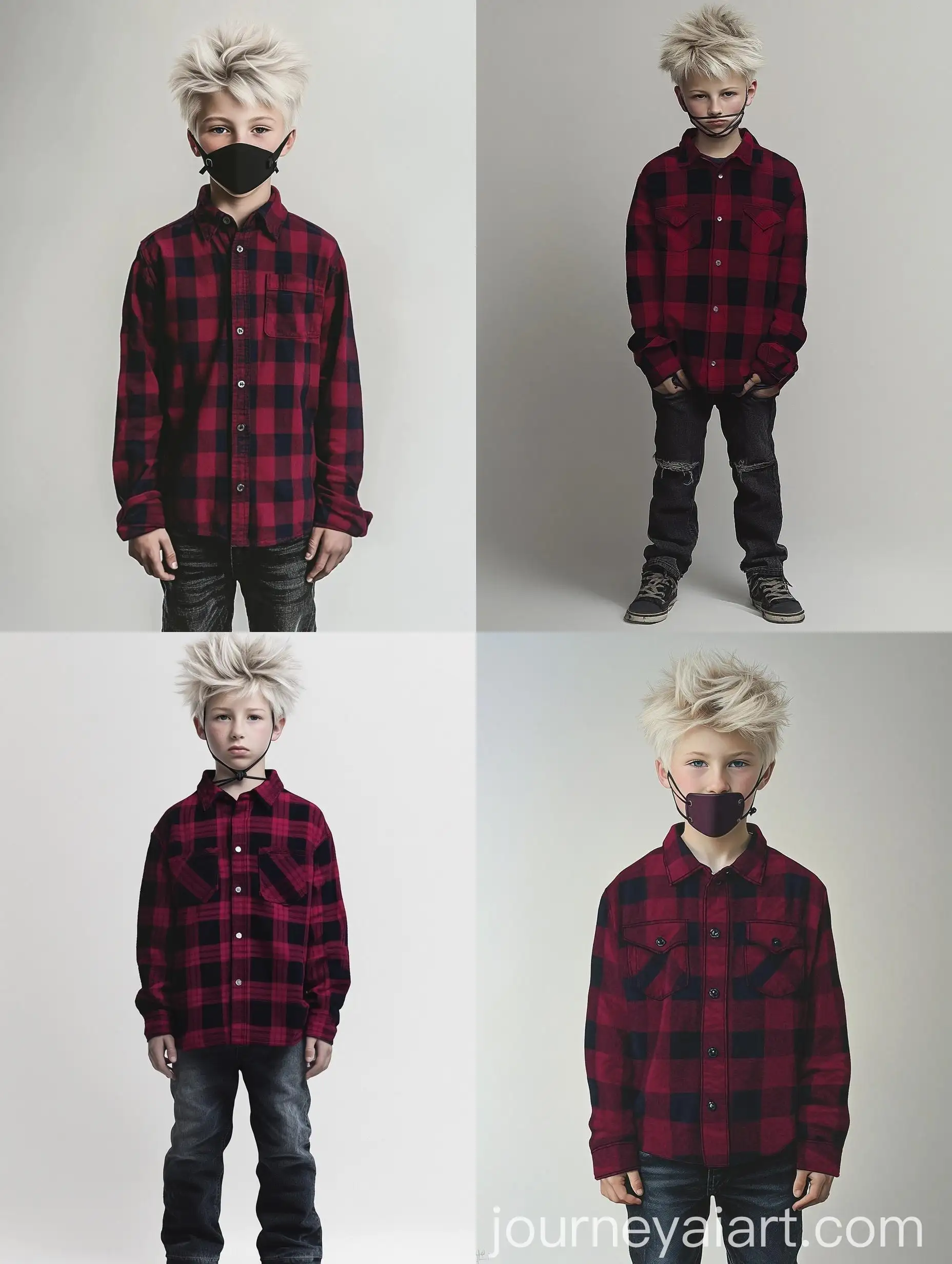 Teenager-in-Restraints-Surreal-Portrait-in-Monochrome