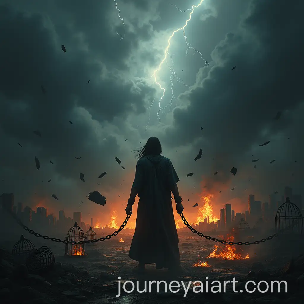 Defiant-Figure-in-a-Dark-Stormy-Landscape-Symbolizing-Liberation
