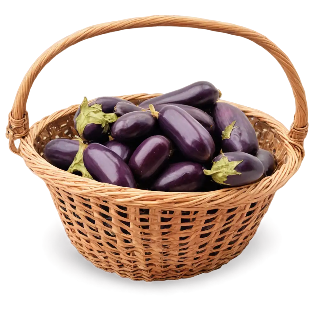 Brinjal-in-Basket-PNG-HighQuality-Image-for-Culinary-and-Design-Use