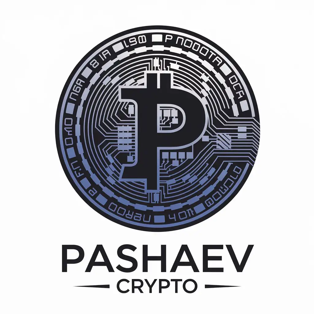 LOGO Design for Pashaev Crypto Modern Vector Design with Crypto Symbol