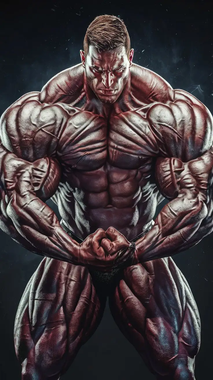 Powerfully muscled, hugely ripped, pumped, beardless bodybuilder musclegod reverently receives the powers of Odin, becomes a mighty superhero. 24 years old. Photorealistic.