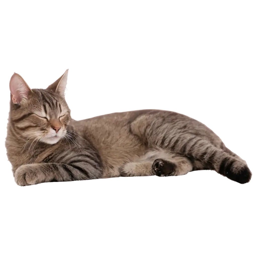 Sleeping-Cat-PNG-Image-Peaceful-Feline-Resting-in-Serenity