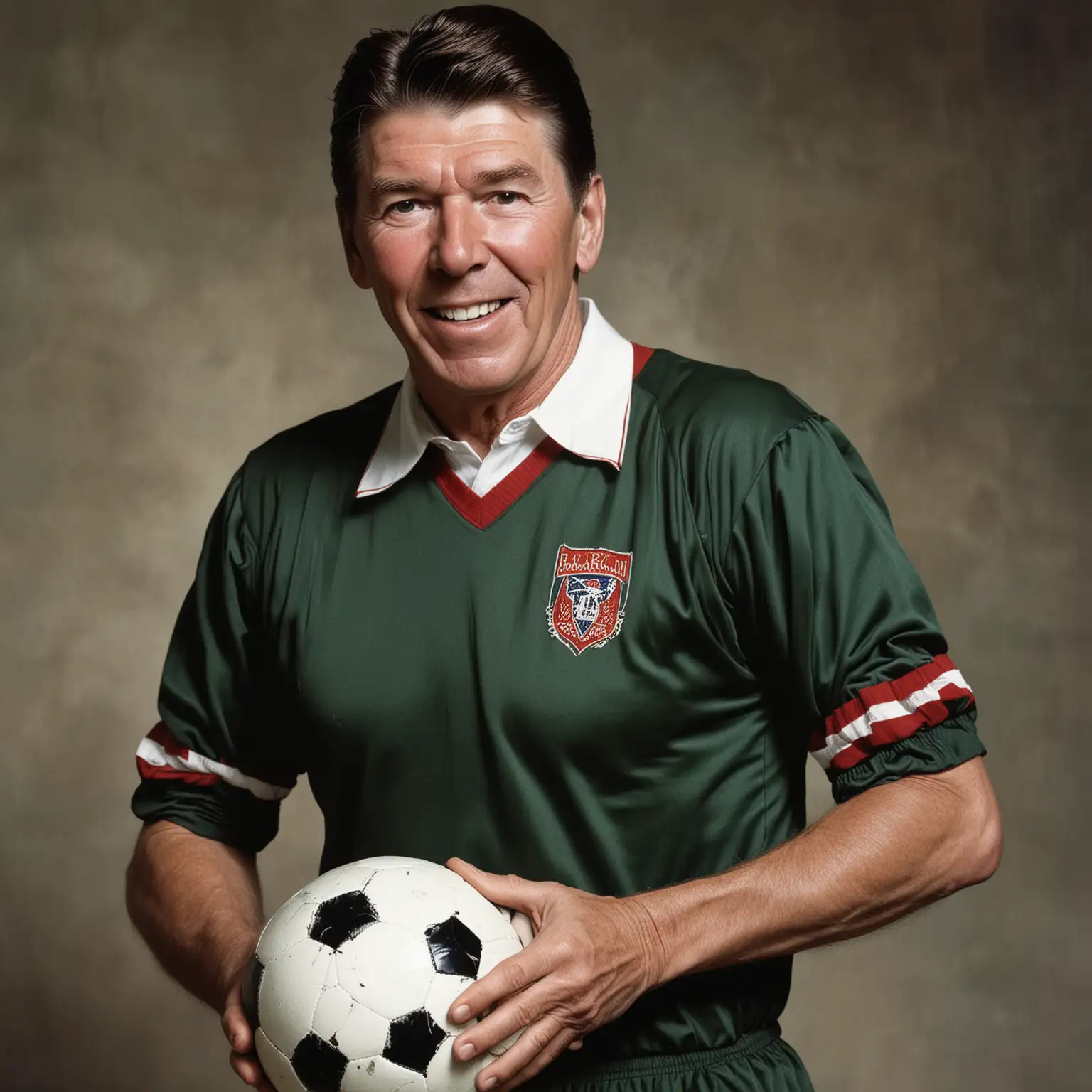 Portrait of Ronald Reagan as a Soccer Player