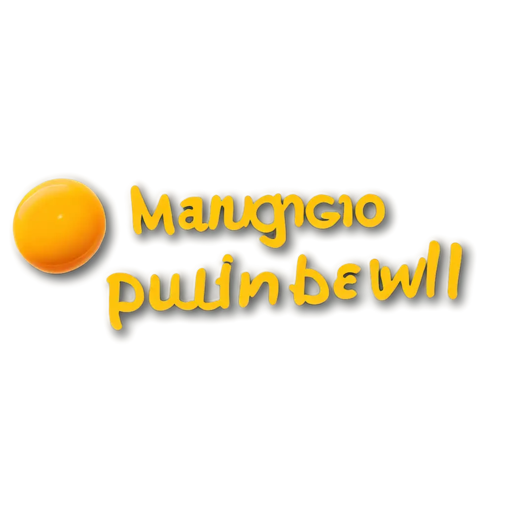 Mango-Pudding-Ball-Logo-PNG-A-Clear-and-Vibrant-Visual-for-Your-Brand