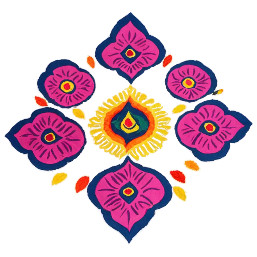 Beautiful-Diwali-Rangoli-PNG-Enhance-Your-Festive-Celebrations-with-Clarity-and-Vibrancy