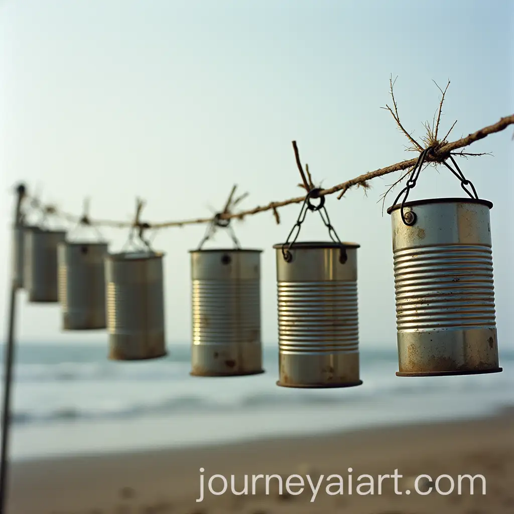 Hanging-Cans-with-Human-Faces-Creating-Sound-in-theAI-Art-Prompt-Expansion-Breeze