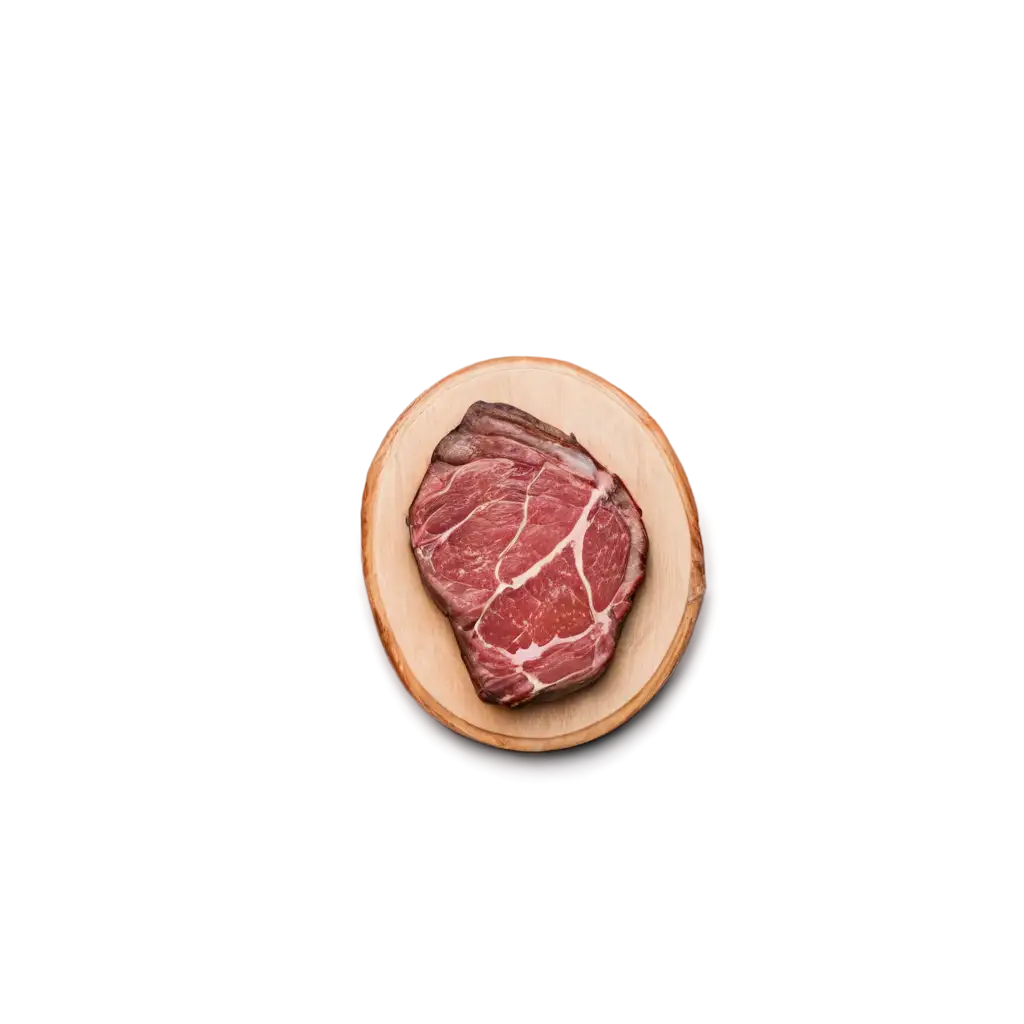 HighQuality-PNG-Image-of-a-Raw-Beef-Steak-Ribeye-or-Sirloin-for-Culinary-Creations