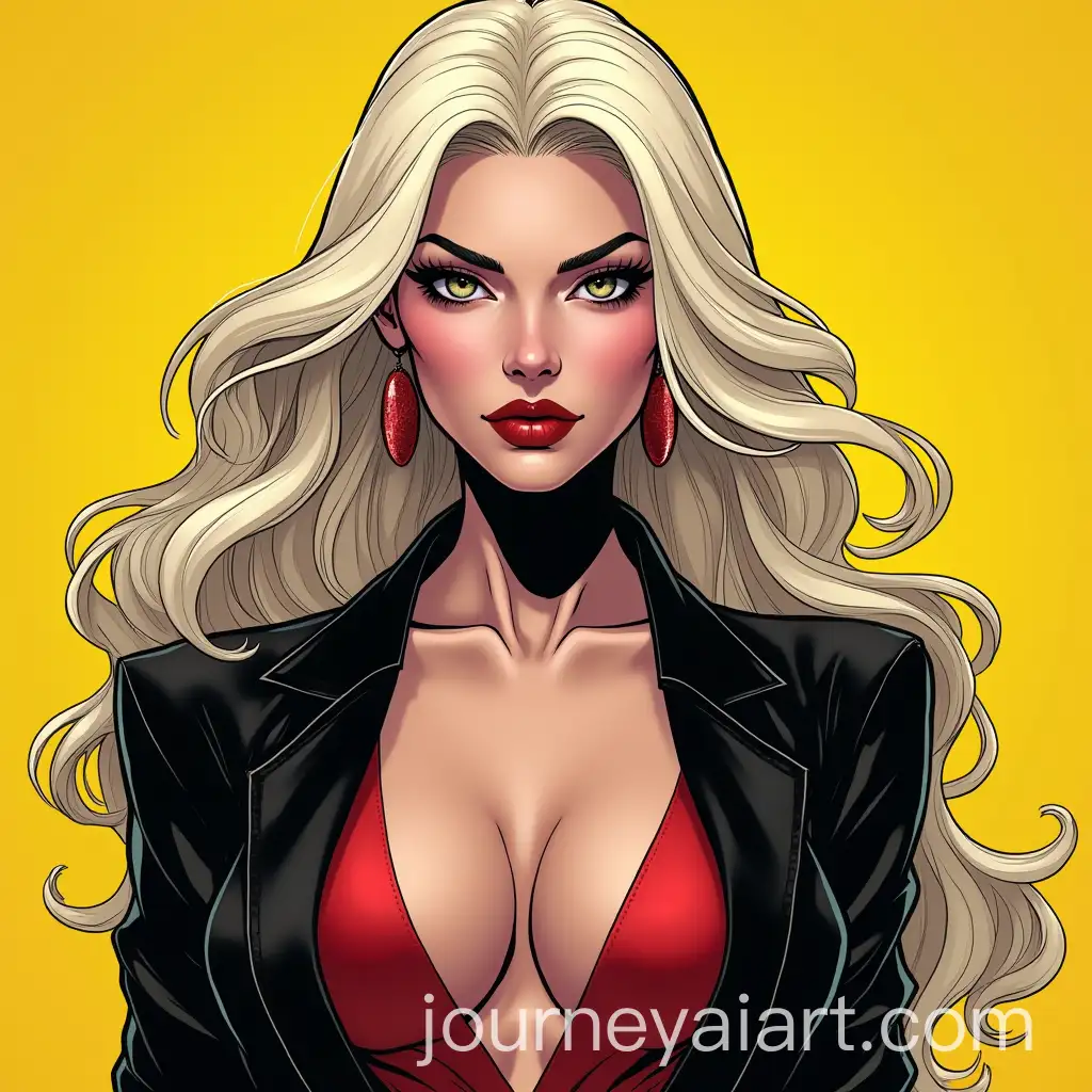 Mysterious-Villainess-in-DC-Comic-Style