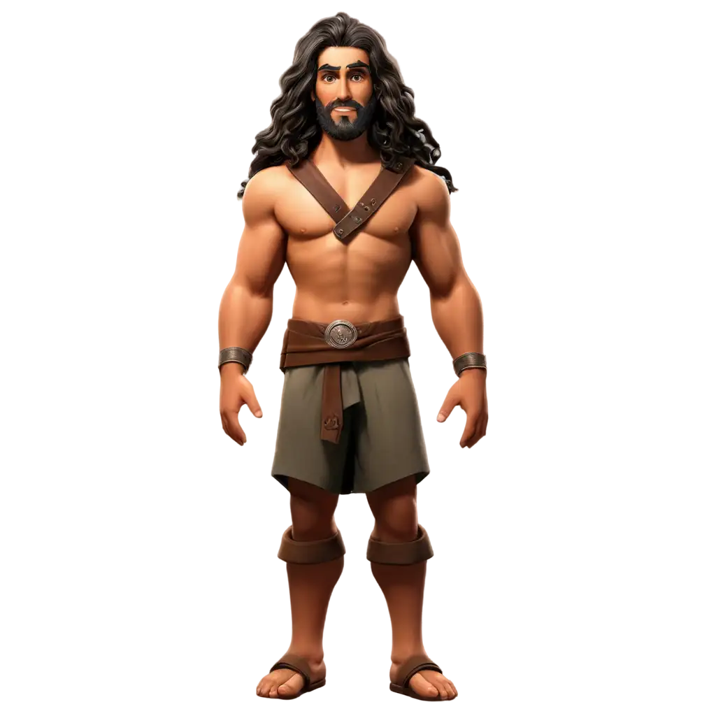 Cinematic-Animated-PNG-Image-of-Samson-Lookalike-from-the-Bible-HighQuality-Digital-Artwork