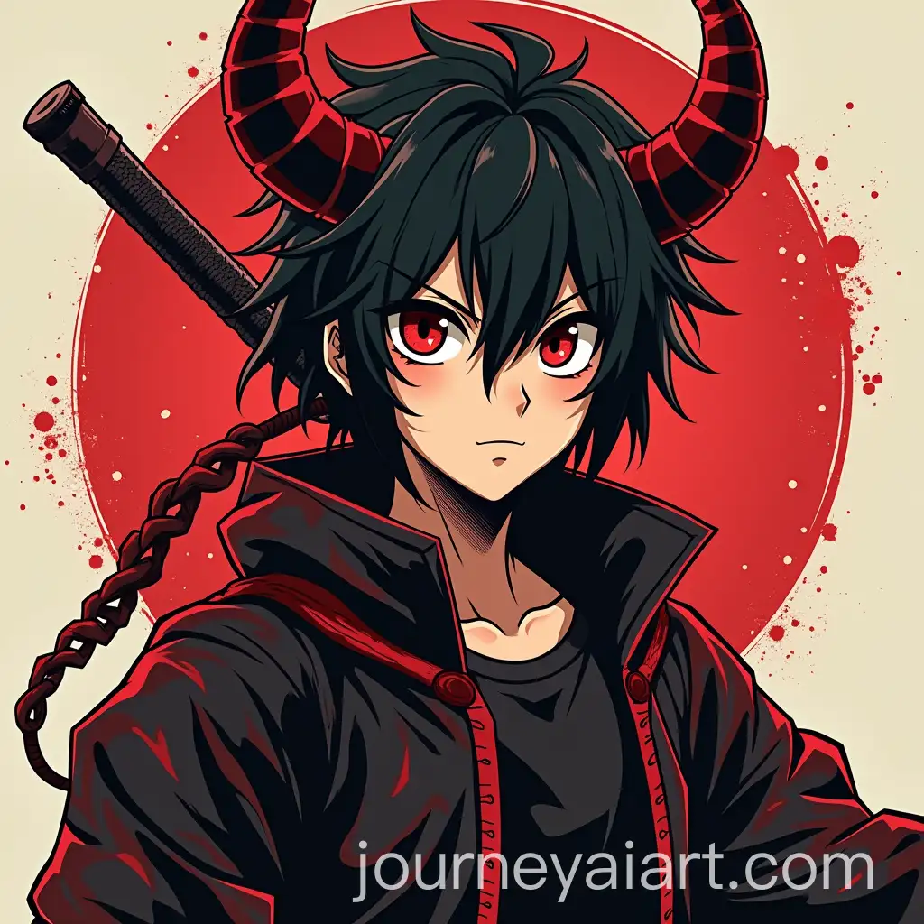 Demon-Slayer-AnimeInspired-TShirt-Design-with-Dynamic-Action-and-Bold-Colors