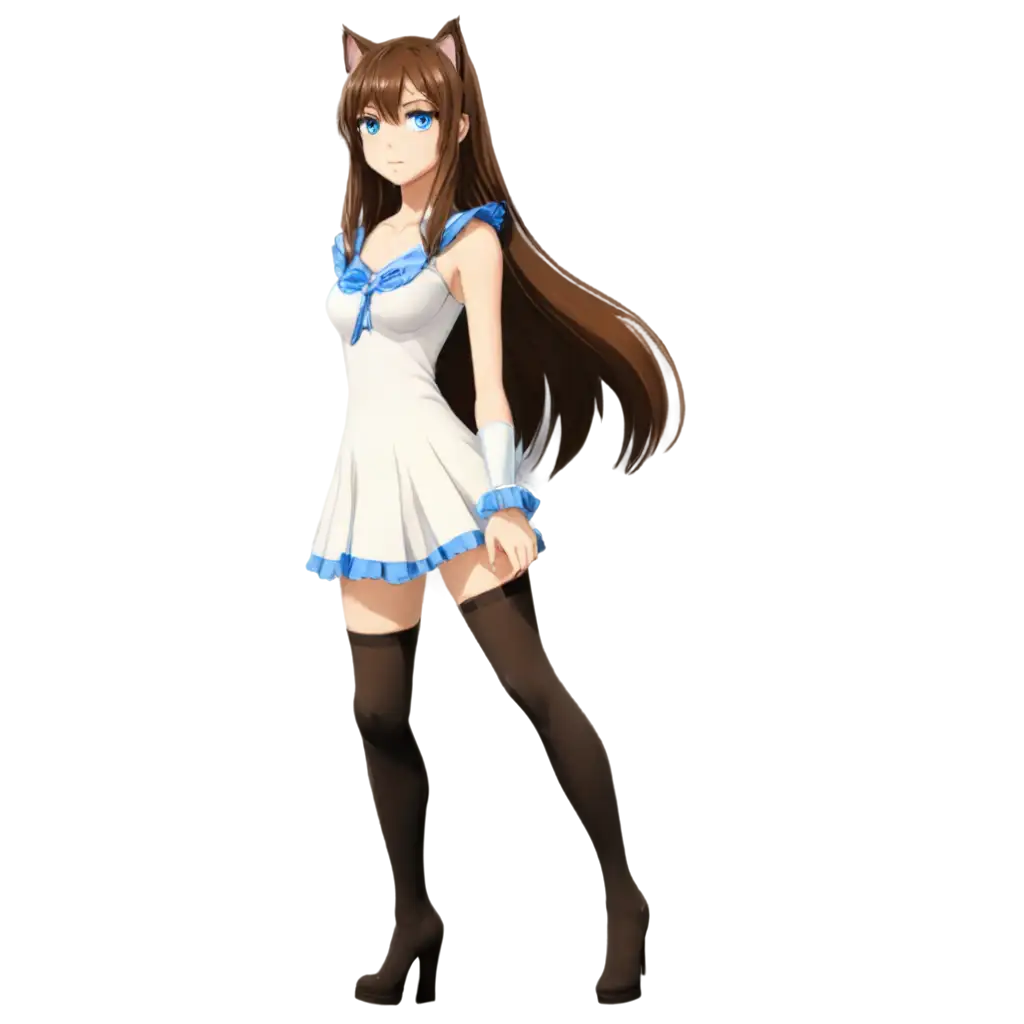 Anime-Catgirl-Princess-with-Brown-Hair-and-Blue-Eyes-PNG-Image