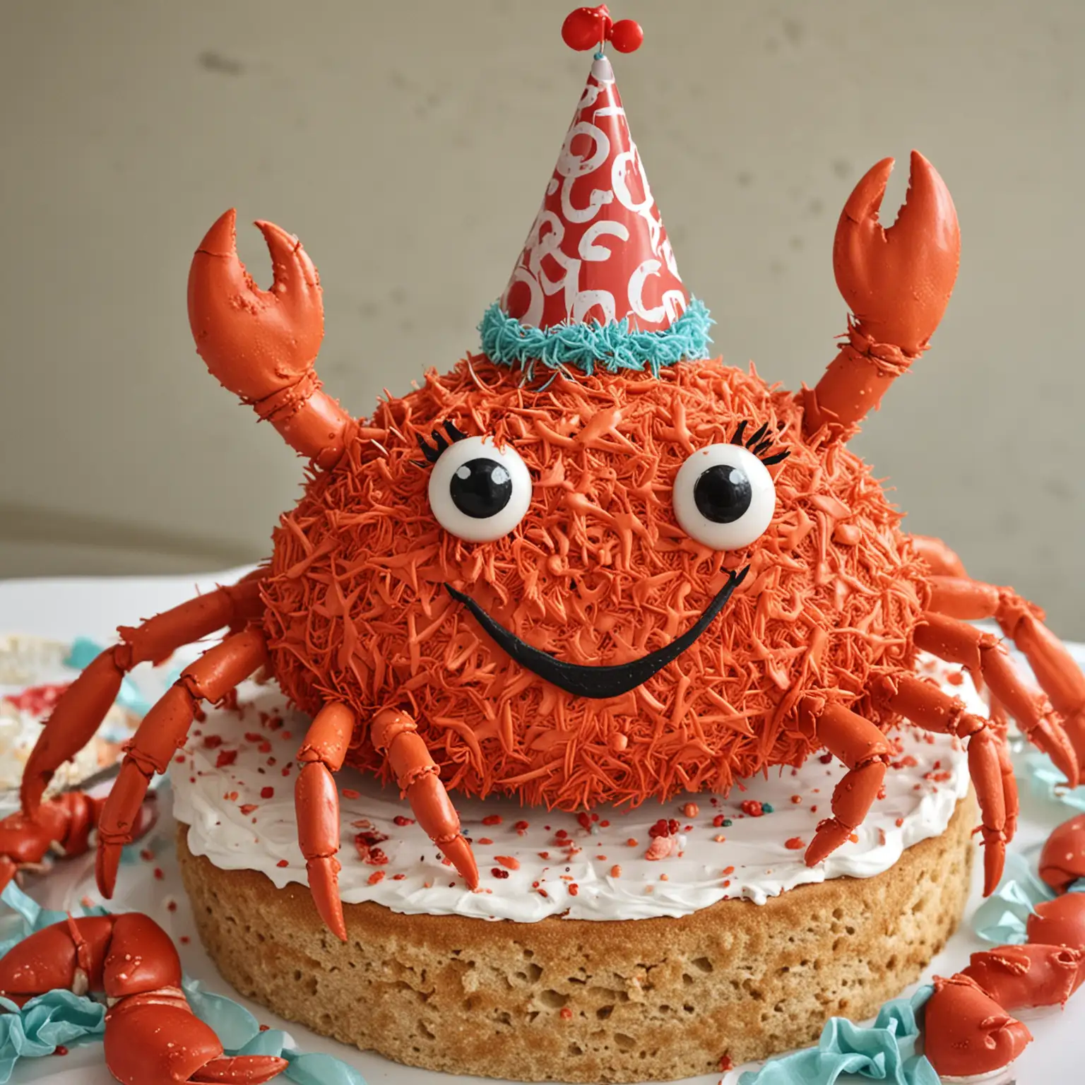 Cheerful Birthday Celebration for Allie the Crab