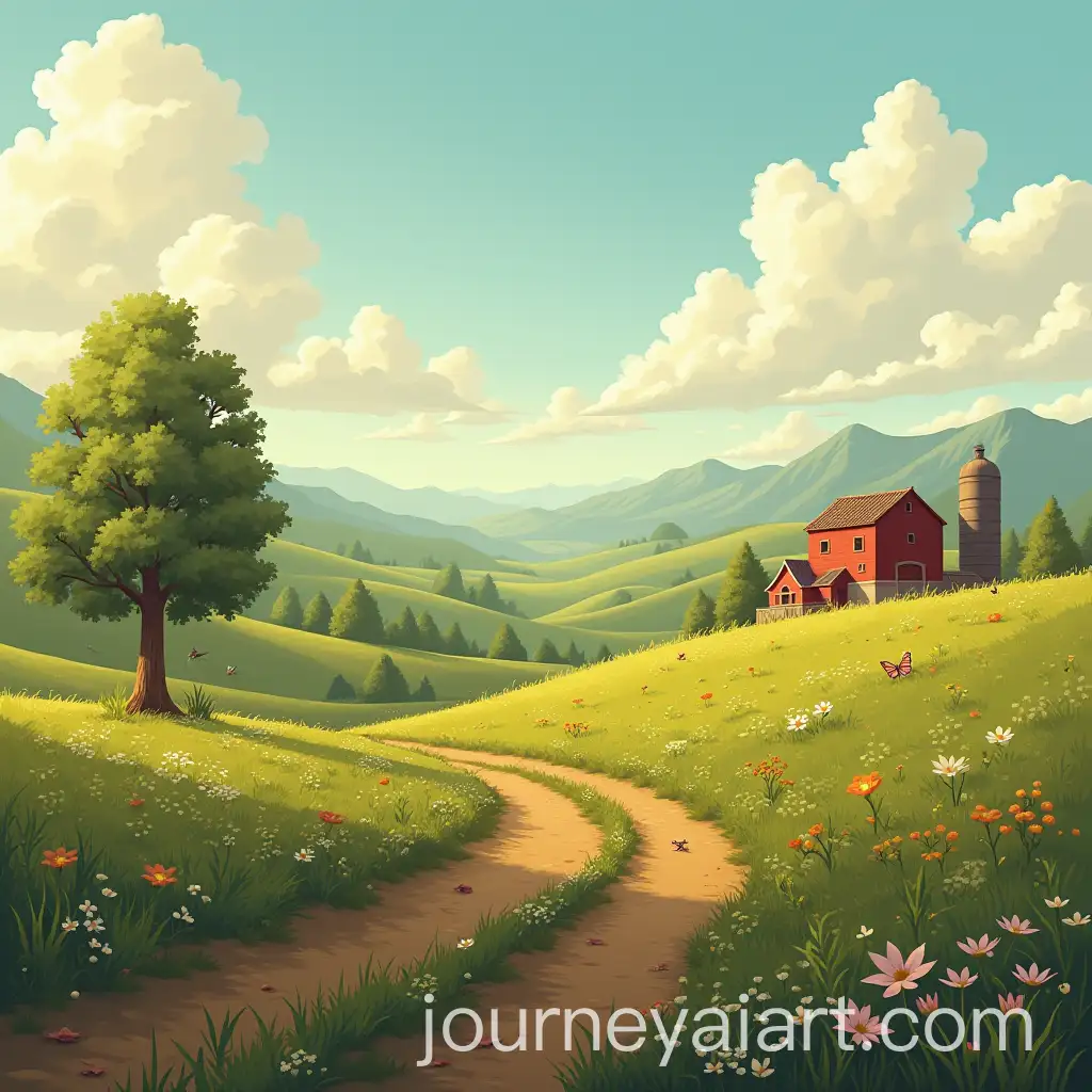 Serene-Farmland-Landscape-Without-Animals