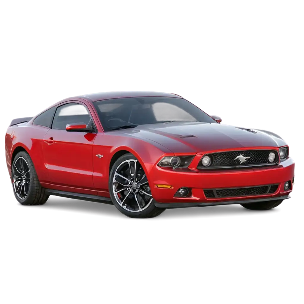 Red-2010-Ford-Mustang-PNG-Image-981518-HighQuality-Car-Illustration