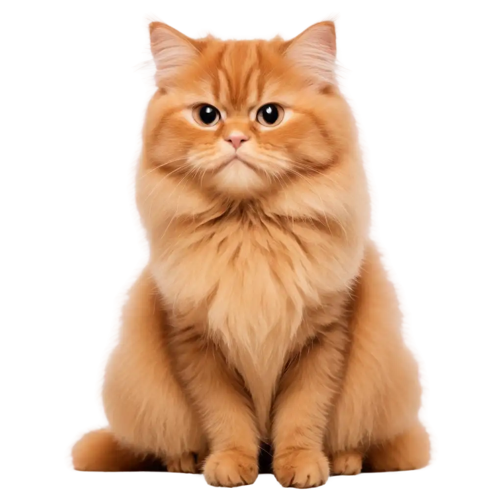 Cute-Ginger-Persian-Cat-PNG-Image-Perfect-for-Your-Creative-Projects