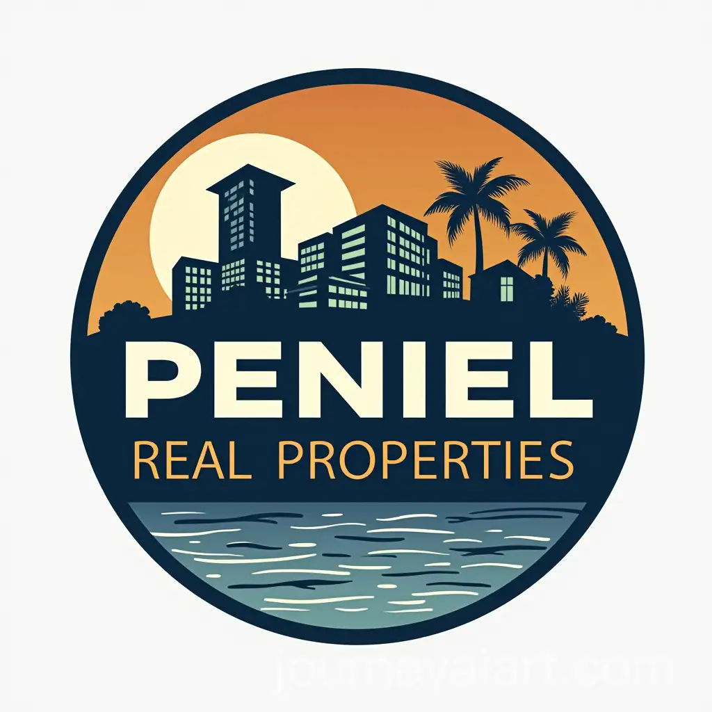 Futuristic-Logo-Design-for-Peniel-Properties-Real-Estate-Company
