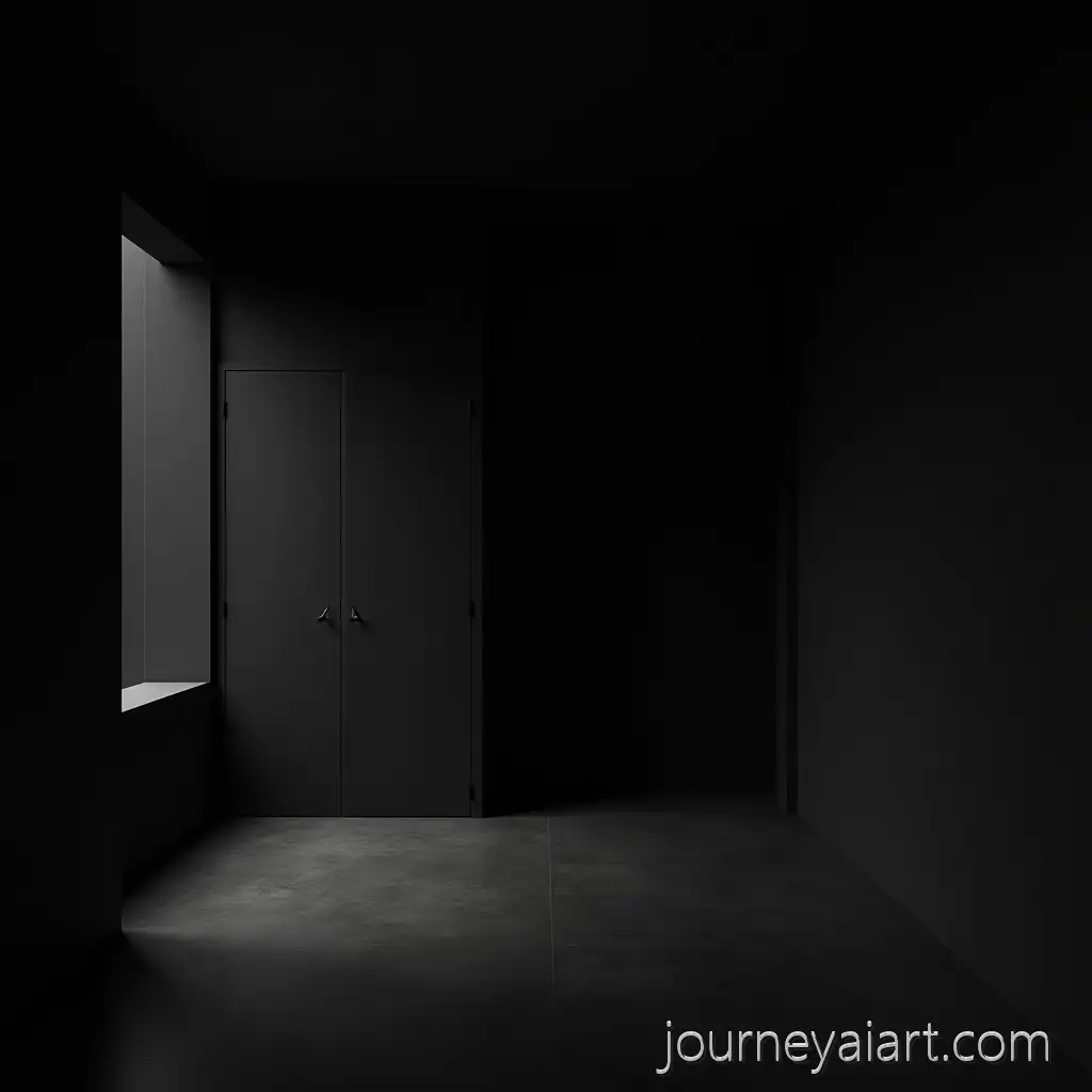 Minimalist-BlackBlack-room-aesthetics-Room-with-Aesthetic-Design