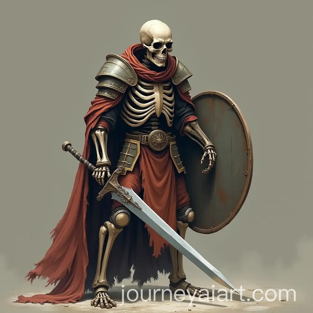 Undead-Skeleton-KnightAI-Art-Prompt-Expansion-in-Tunic-and-Robe-Holding-Sword-and-Shield