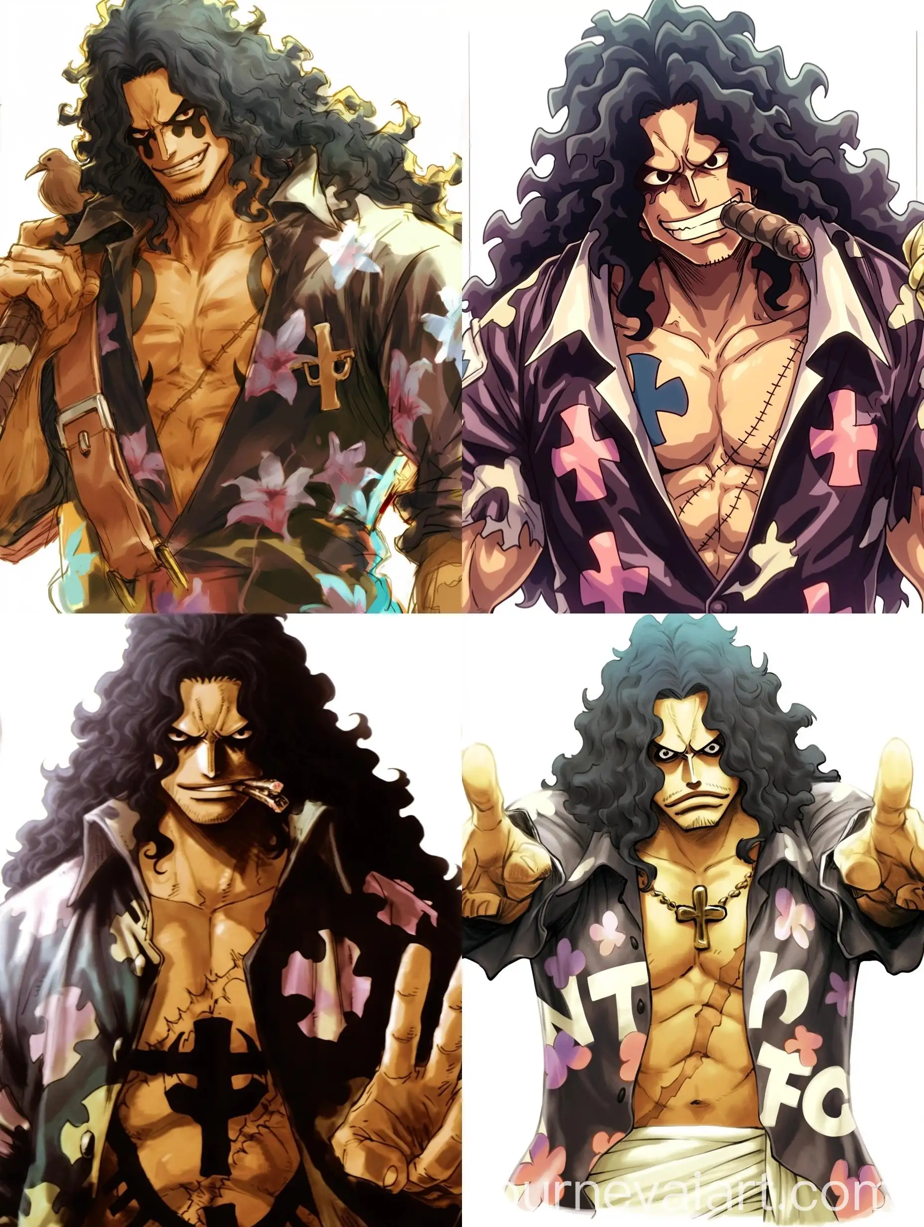 Happy-Anime-Animal-Character-on-White-Background