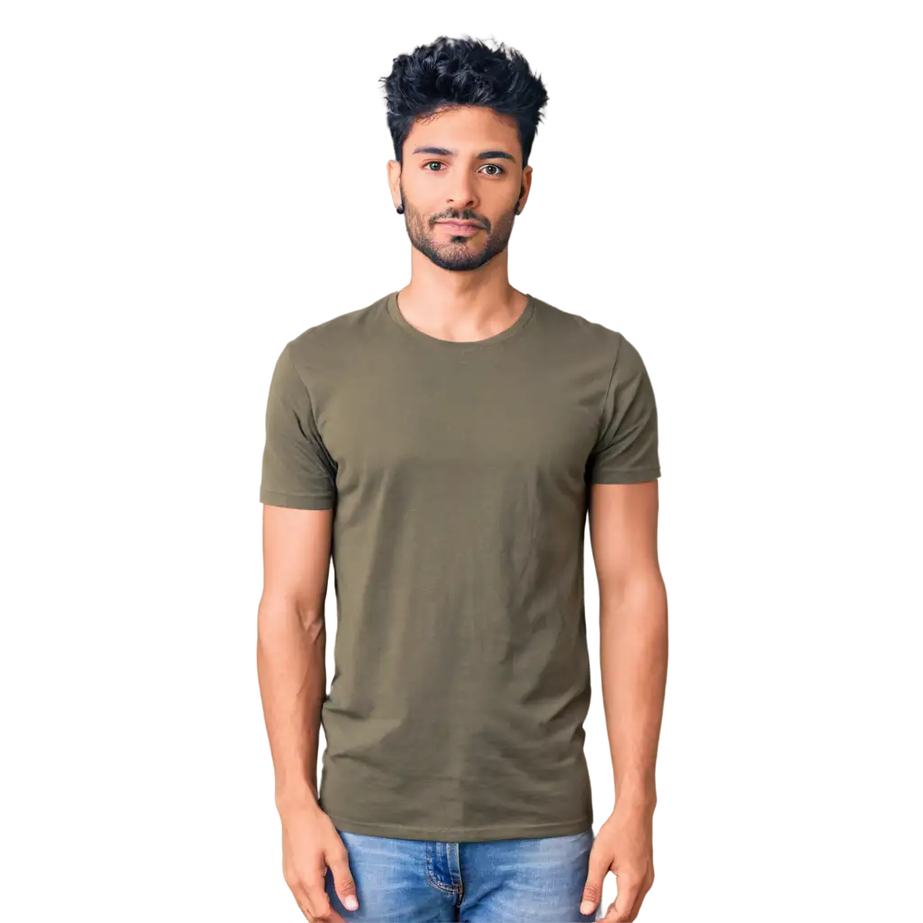 HighQuality-Roundneck-TShirt-PNG-Image-for-Versatile-Design-Use