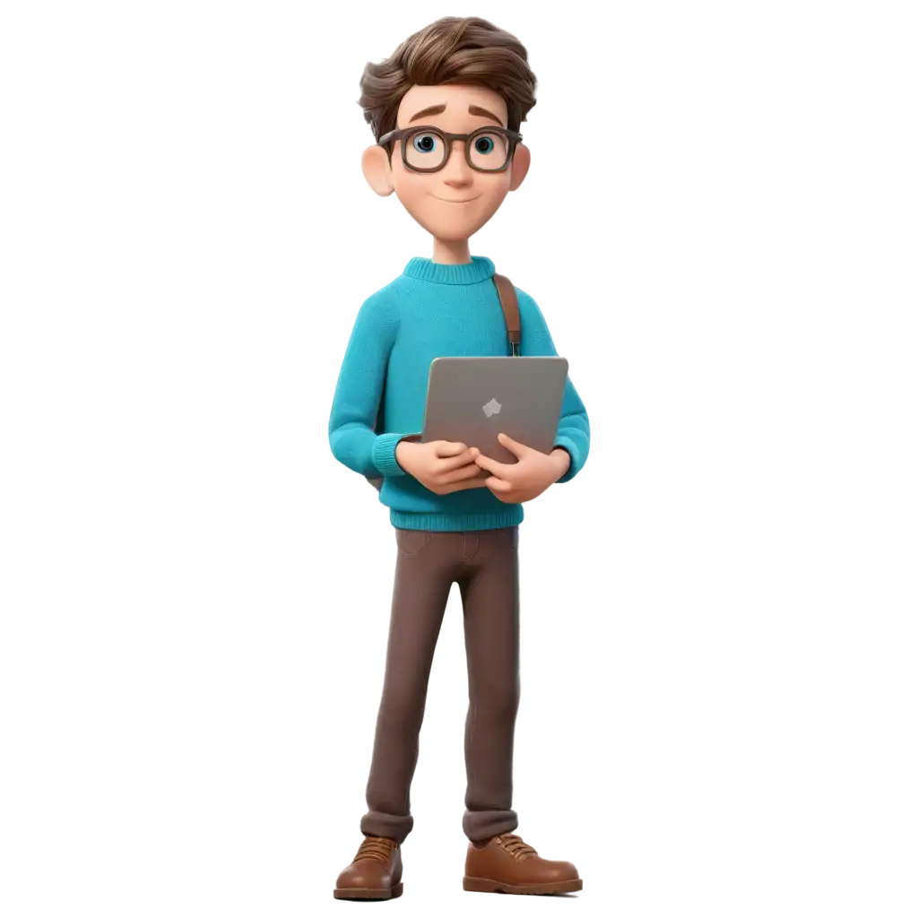 Friendly-Cartoon-Botanist-Boy-PNG-with-Large-Blue-Eyes-in-Glasses-PixarStyle-3D-Image