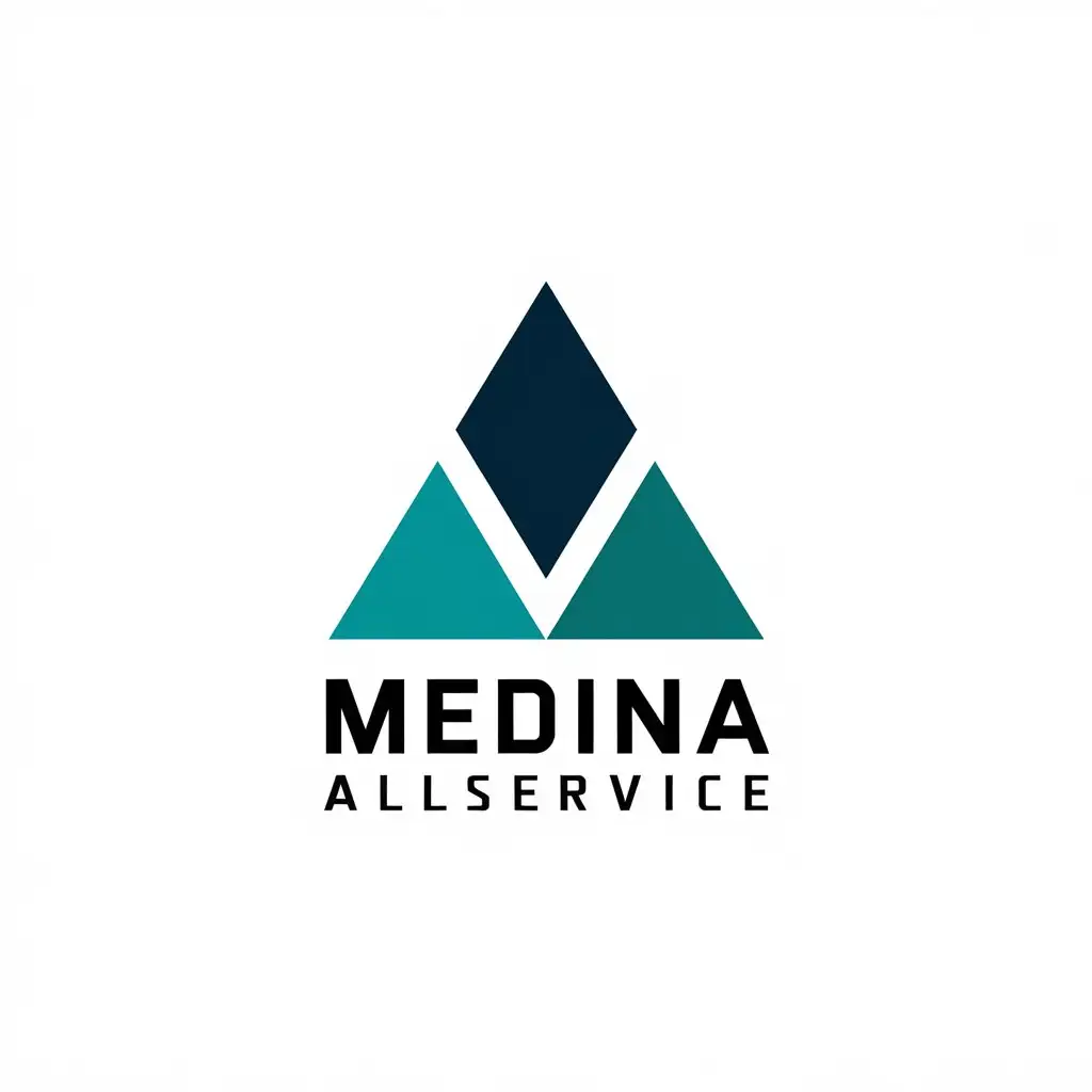 LOGO-Design-for-Medina-Allservice-Minimalist-Triangle-Symbol-with-Construction-Industry-Vibe