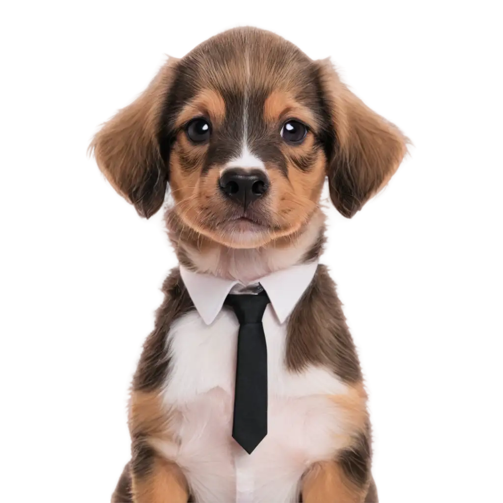 Cute-Puppy-Giving-a-Speech-Engaging-PNG-Image-for-Digital-Media