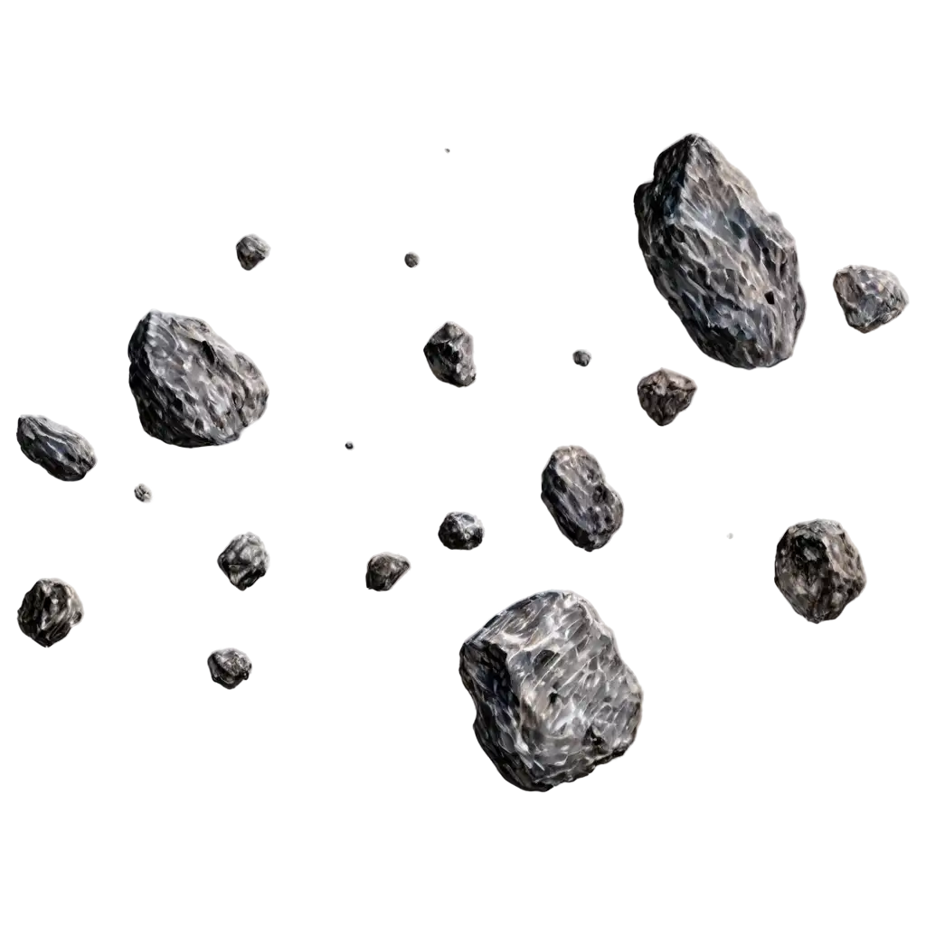 Cluster-of-Asteroids-PNG-Image-HighQuality-Digital-Artwork-for-Your-Projects