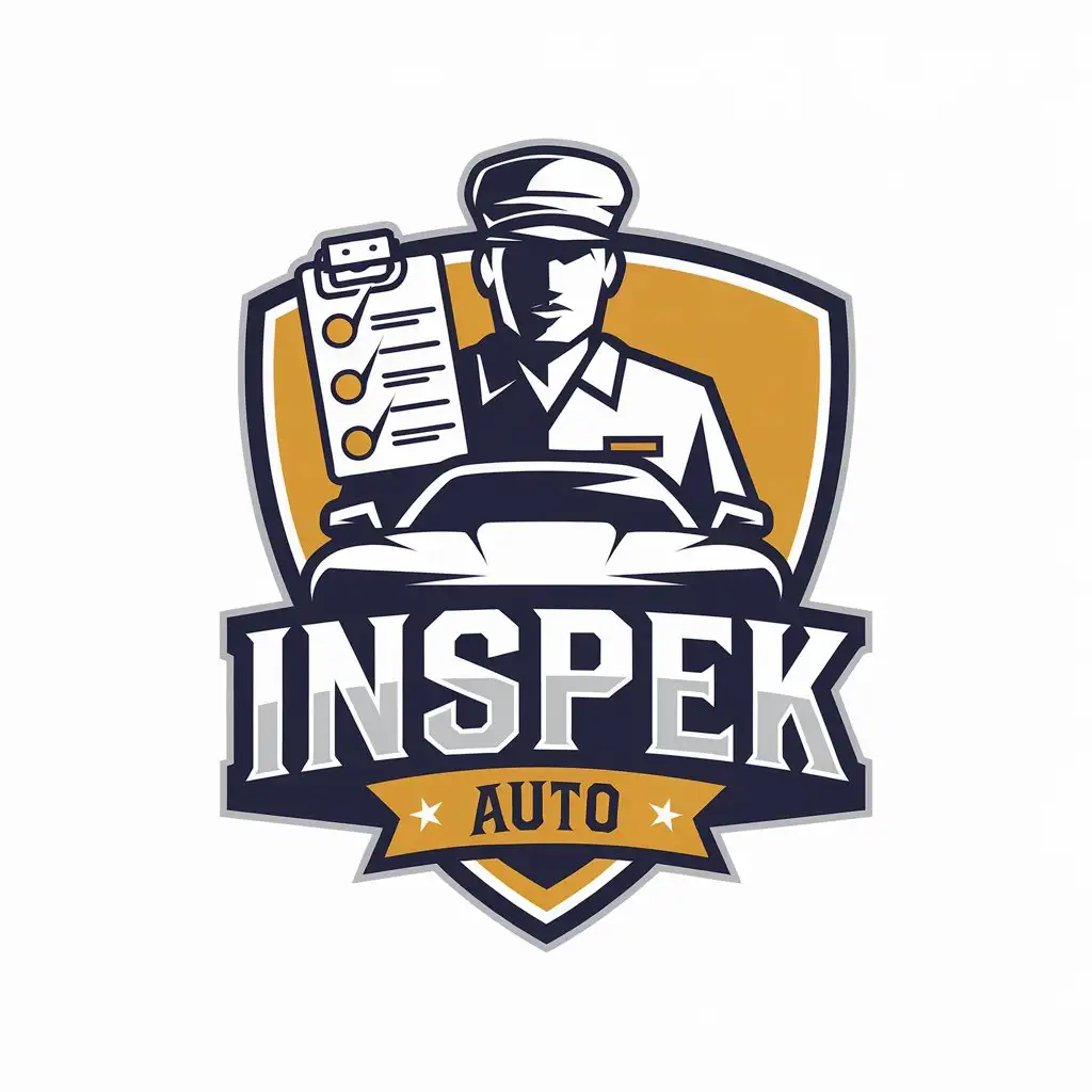 LOGO Design for Inspek Auto Car Inspector with Checklist and Appraisal Theme