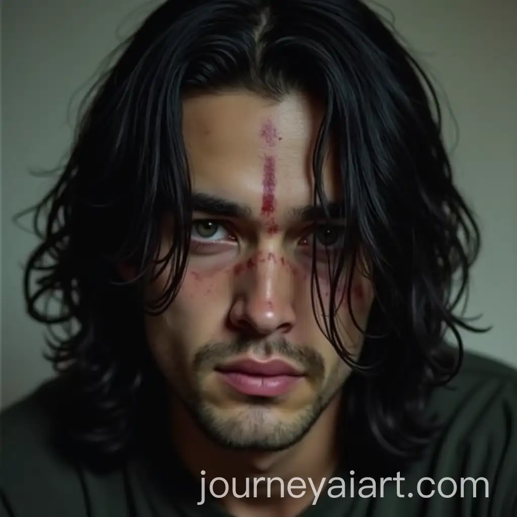 Handsome-but-Lifeless-Man-with-Sharp-Features-and-Scar