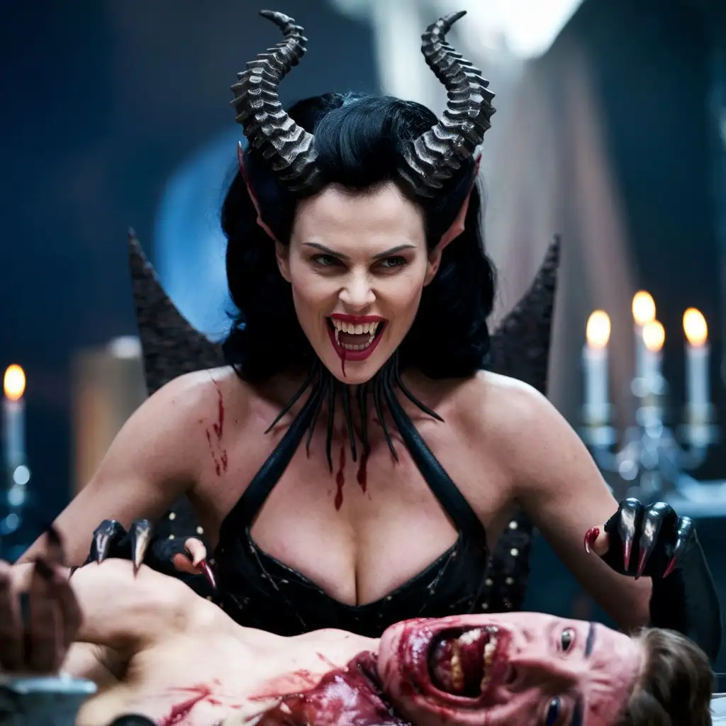 Monster-Bar-Feast-with-Charlize-TheronInspired-Demon