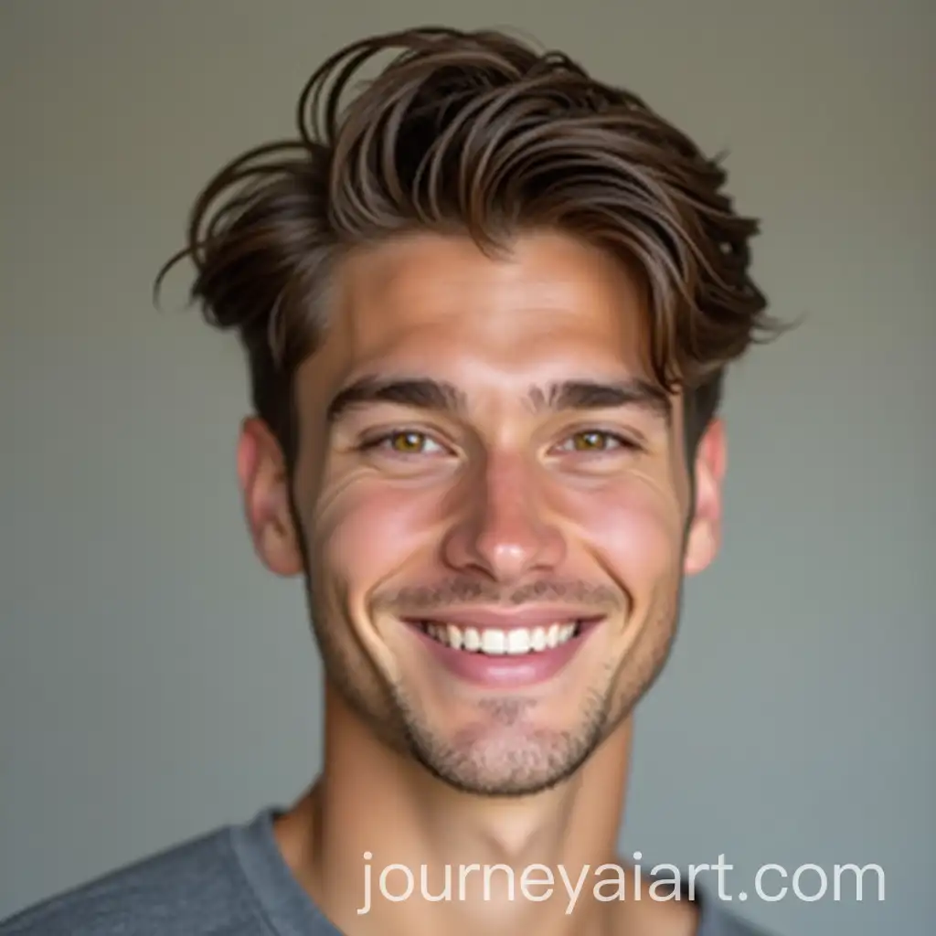 Handsome-Young-Man-Portrait-with-Natural-Lighting-and-Neutral-Background