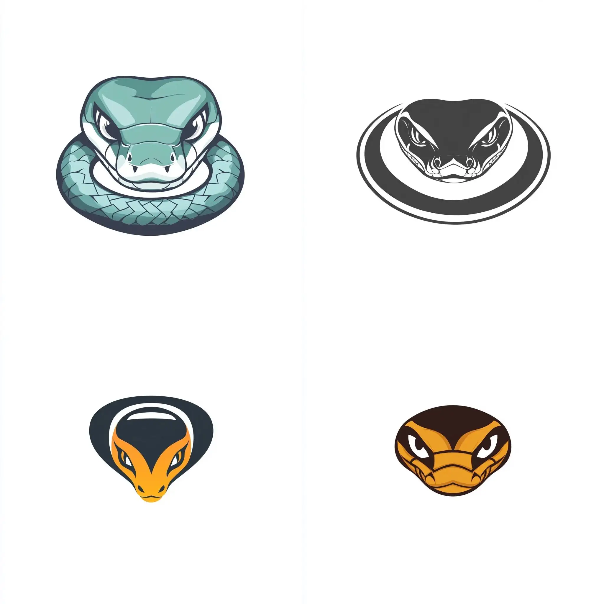 Minimalist-Snake-Face-Logo-on-White-Background