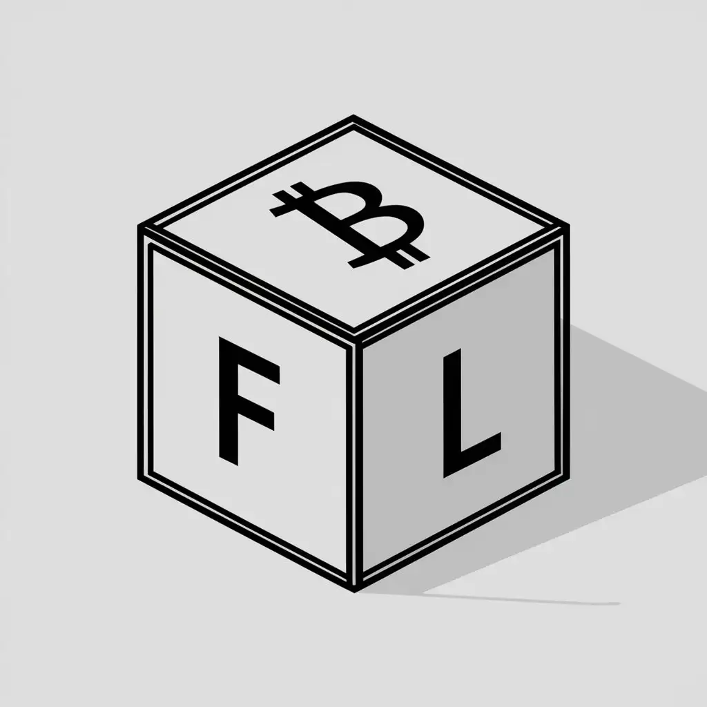 Minimalistic-3D-Cube-with-FL-Letters