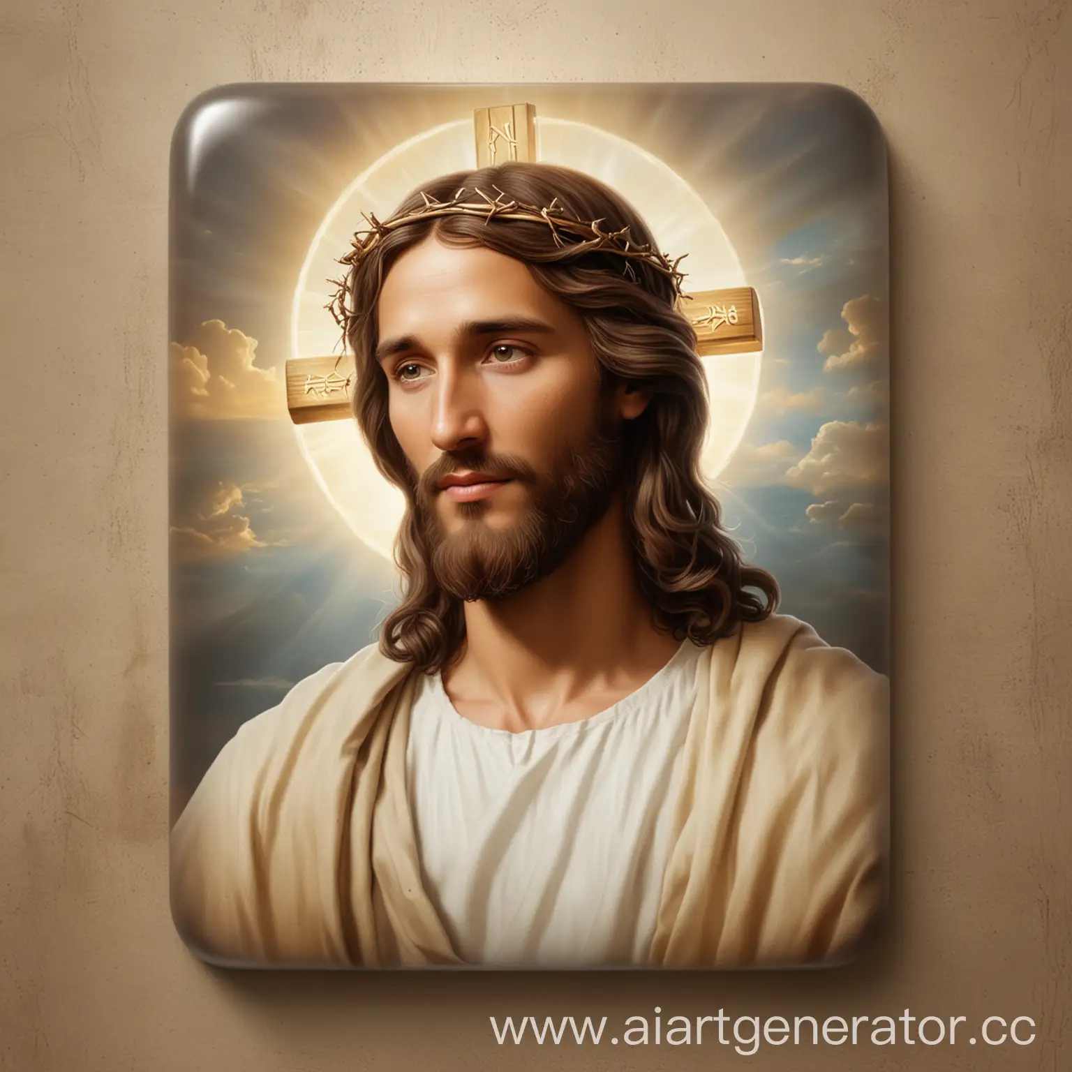 Photorealistic-Channel-Icon-with-Jesus-Truth-and-Lord-God-Theme