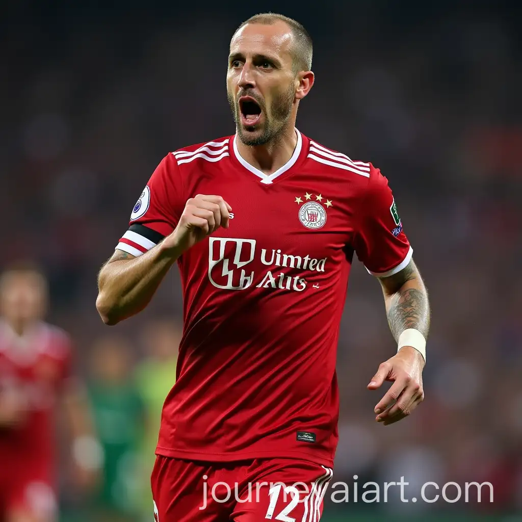 Portrait-of-Frank-Ribery-in-Dynamic-Action-Pose