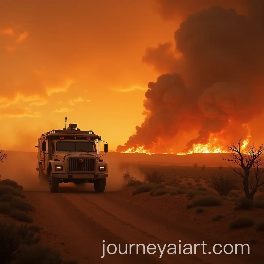 Kia-Mohave-2020-Escaping-a-Burning-City-at-the-Dawn-of-the-Apocalypse