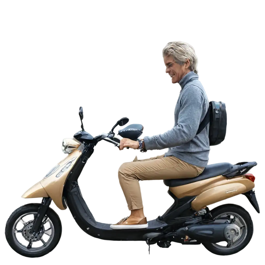 Couple-Riding-a-Scooter-PNG-HighQuality-Image-for-Various-Applications