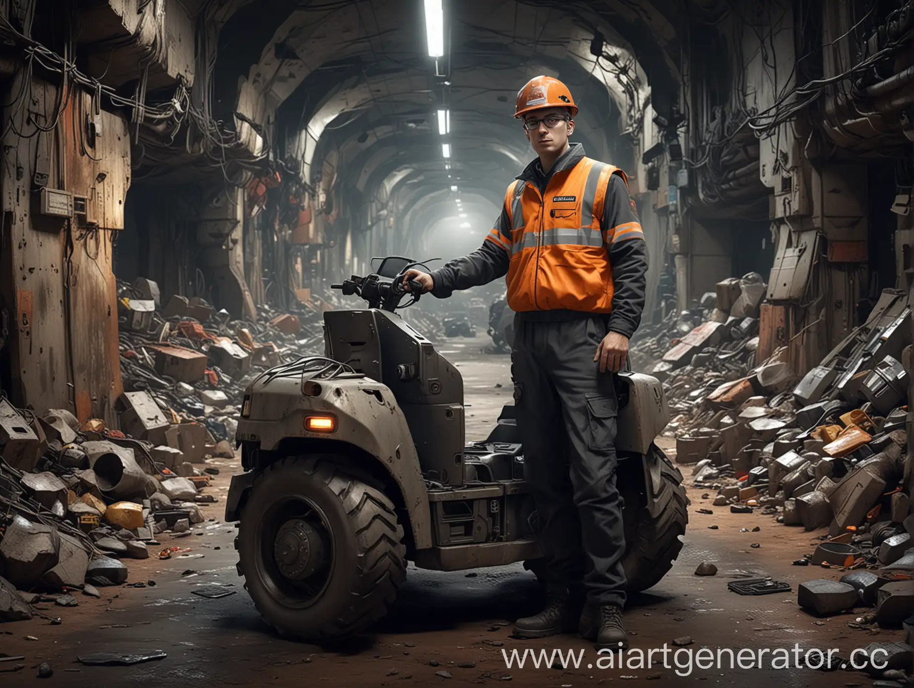 PhotoRealistic-Waste-Driver-in-the-Underground-City-of-the-Future