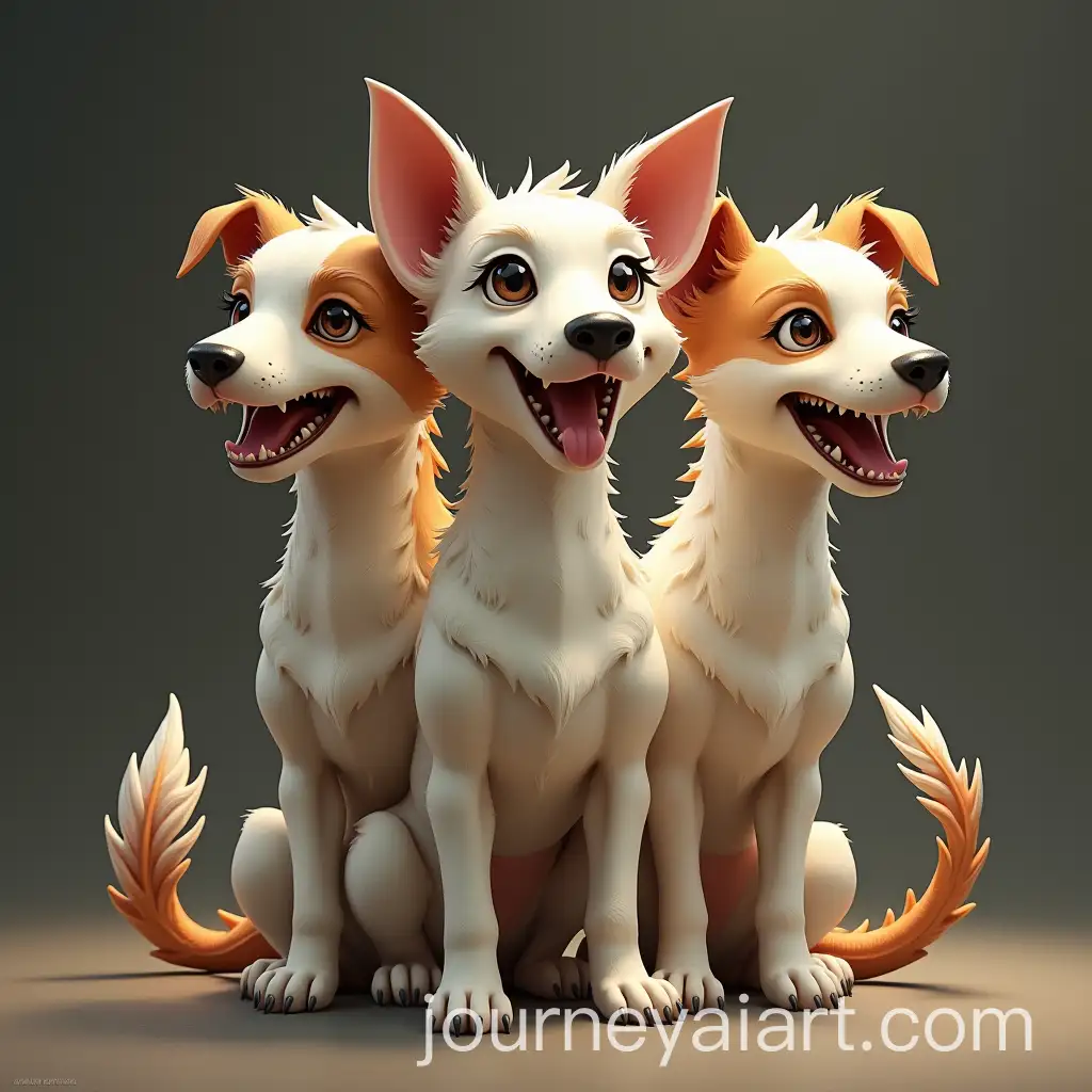 ThreeHeaded-Dog-with-Dragon-Tail-in-Fantasy-Setting