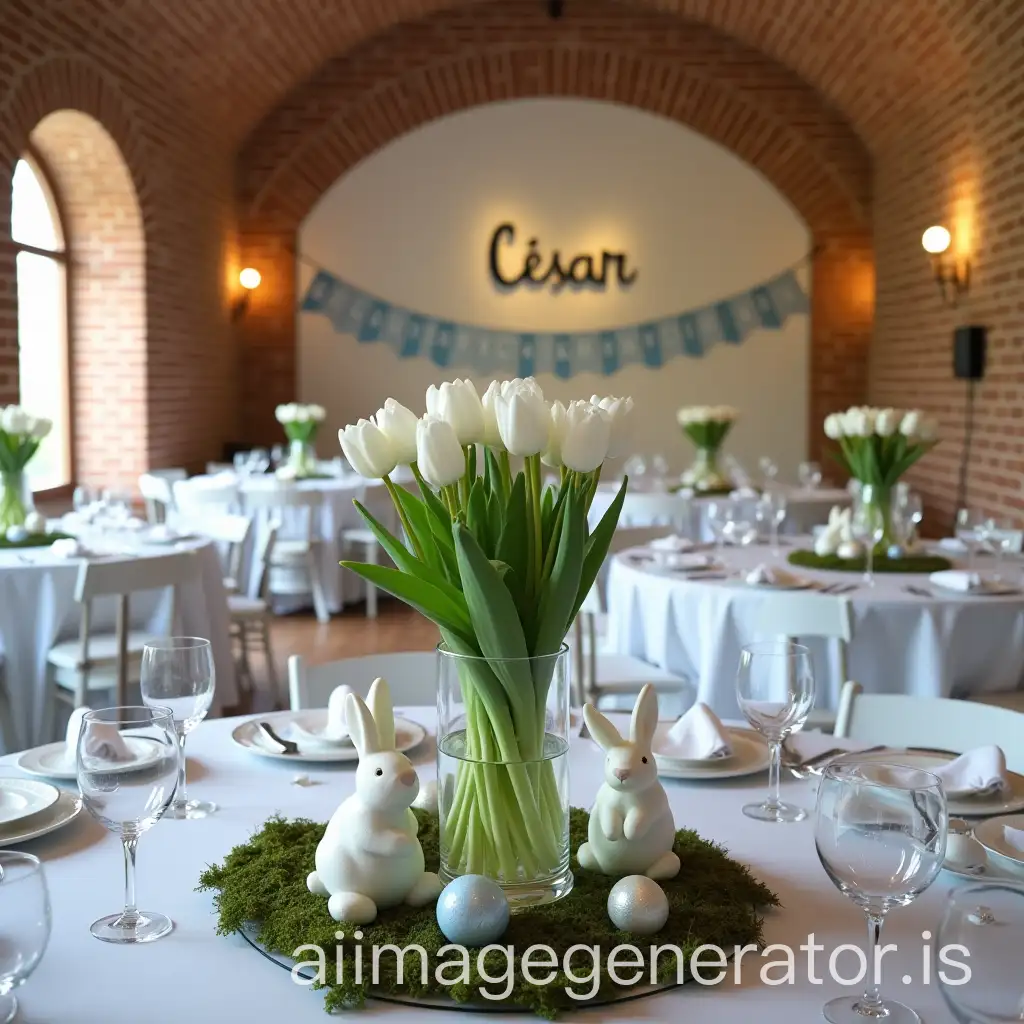 Elegant-Baptism-Decoration-with-White-Tulips-Moss-and-Easter-Theme